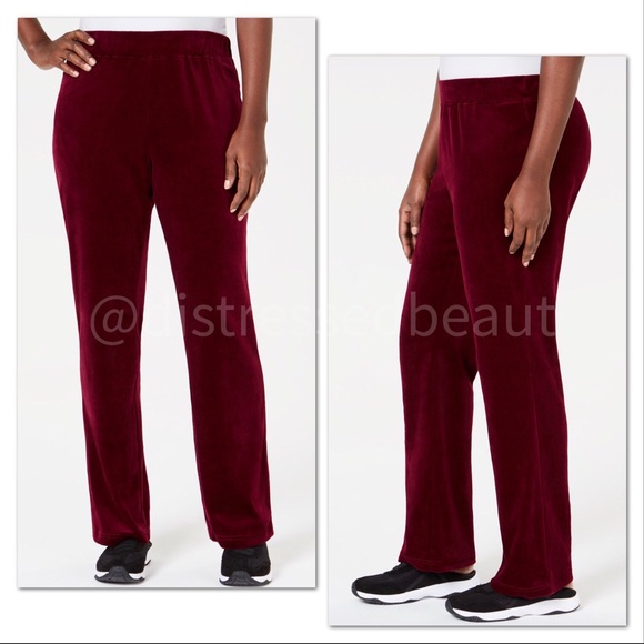 KAREN SCOTT | NWT | Velour PullOn Pants - Picture 3 of 14